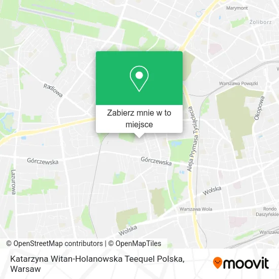 Mapa Katarzyna Witan-Holanowska Teequel Polska