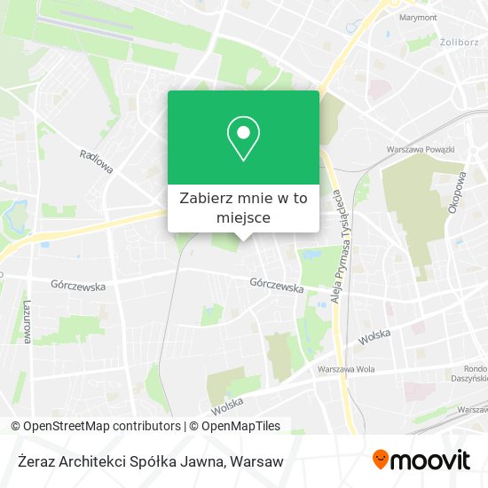 Mapa Żeraz Architekci Spółka Jawna