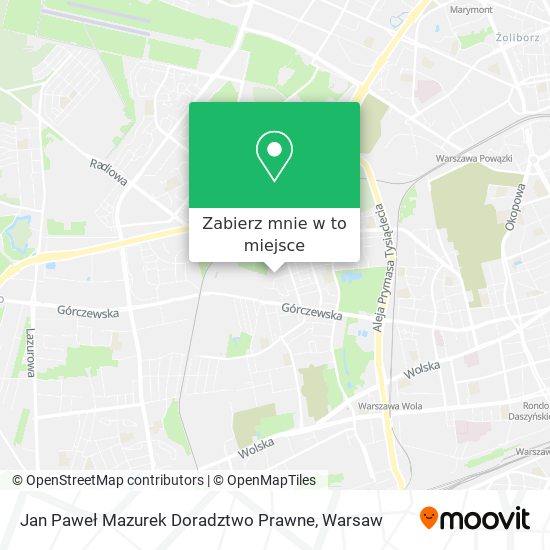 Mapa Jan Paweł Mazurek Doradztwo Prawne