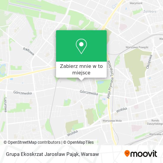 Mapa Grupa Ekoskrzat Jarosław Pająk