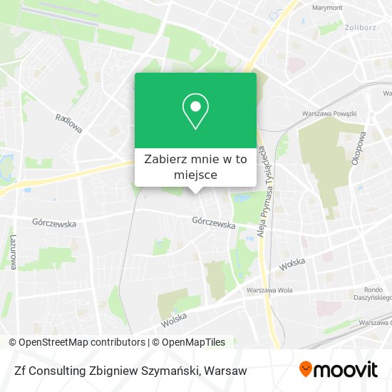 Mapa Zf Consulting Zbigniew Szymański