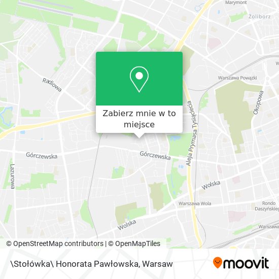 Mapa \Stołówka\ Honorata Pawłowska