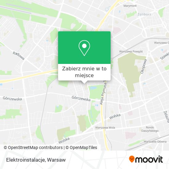 Mapa Elektroinstalacje