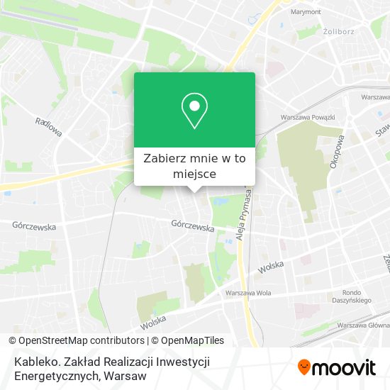 Mapa Kableko. Zakład Realizacji Inwestycji Energetycznych