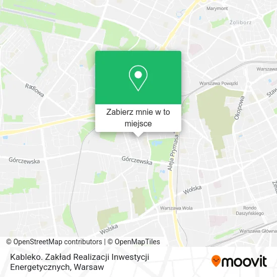 Mapa Kableko. Zakład Realizacji Inwestycji Energetycznych