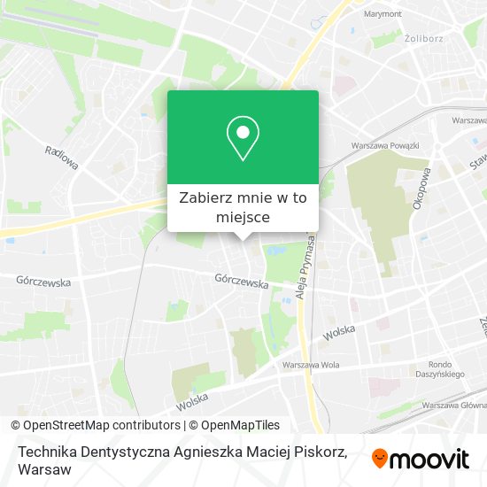 Mapa Technika Dentystyczna Agnieszka Maciej Piskorz