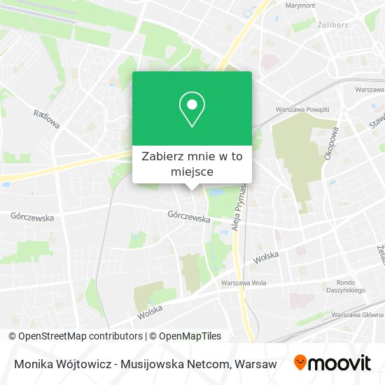 Mapa Monika Wójtowicz - Musijowska Netcom