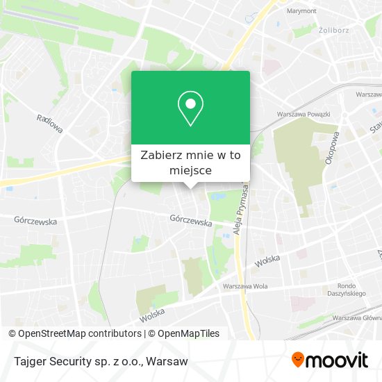 Mapa Tajger Security sp. z o.o.