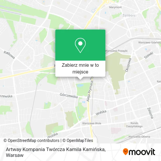 Mapa Artway Kompania Twórcza Kamila Kamińska