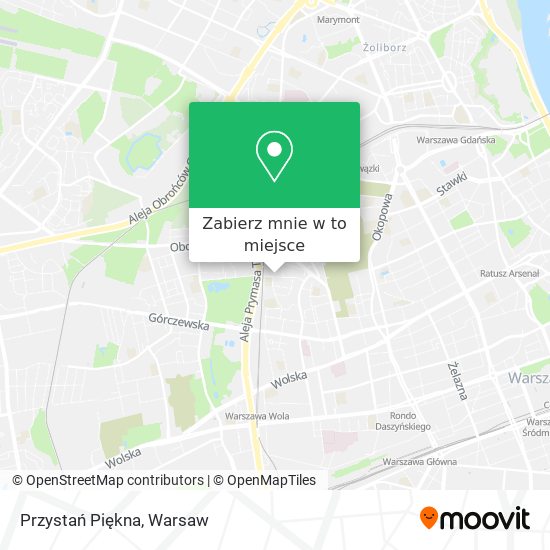 Mapa Przystań Piękna