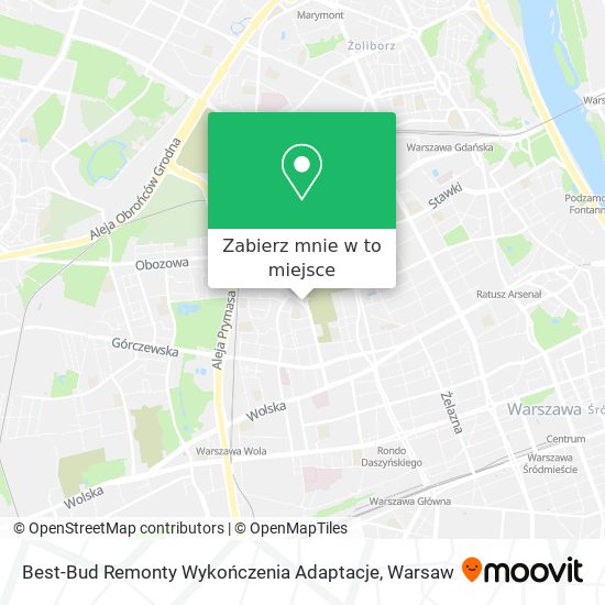 Mapa Best-Bud Remonty Wykończenia Adaptacje