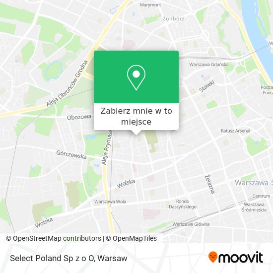 Mapa Select Poland Sp z o O