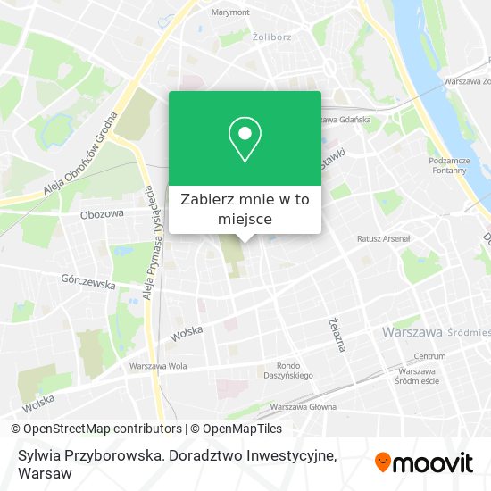 Mapa Sylwia Przyborowska. Doradztwo Inwestycyjne