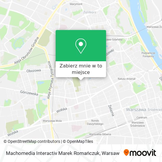 Mapa Machomedia Interactiv Marek Romańczuk