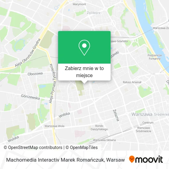 Mapa Machomedia Interactiv Marek Romańczuk