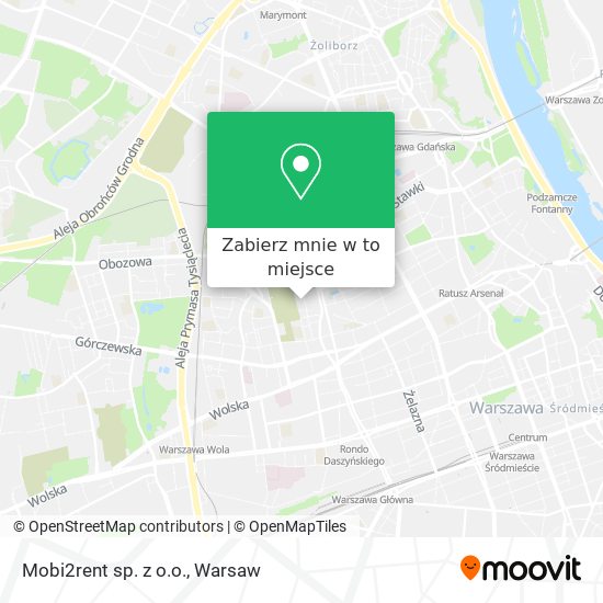 Mapa Mobi2rent sp. z o.o.