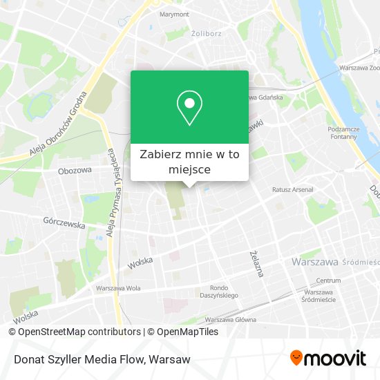 Mapa Donat Szyller Media Flow