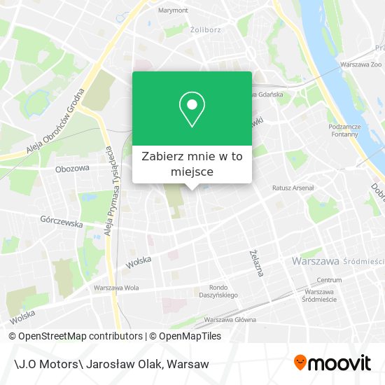 Mapa \J.O Motors\ Jarosław Olak