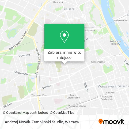 Mapa Andrzej Novák-Zempliński Studio