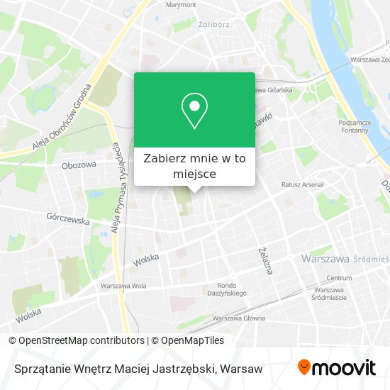 Mapa Sprzątanie Wnętrz Maciej Jastrzębski