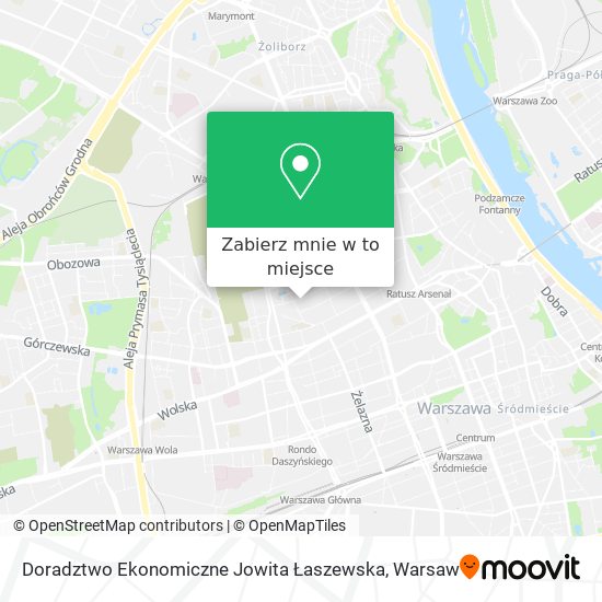 Mapa Doradztwo Ekonomiczne Jowita Łaszewska