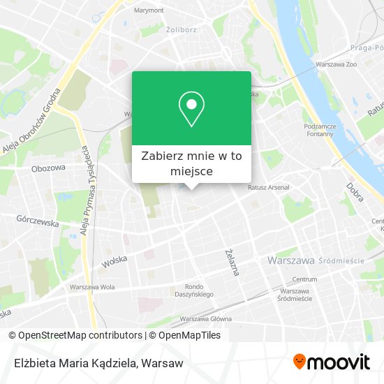 Mapa Elżbieta Maria Kądziela