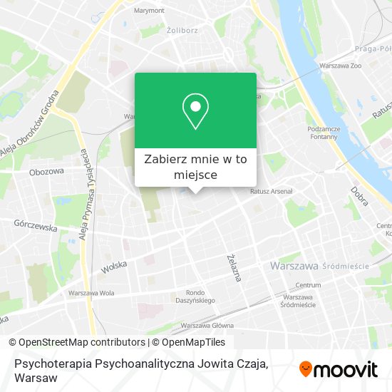 Mapa Psychoterapia Psychoanalityczna Jowita Czaja