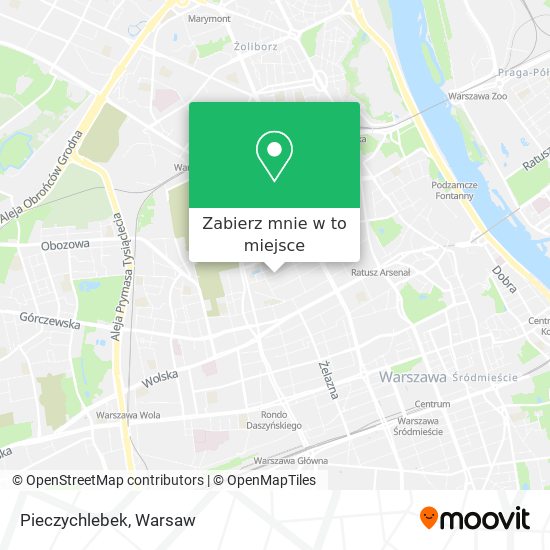 Mapa Pieczychlebek