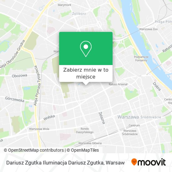 Mapa Dariusz Zgutka Iluminacja Dariusz Zgutka