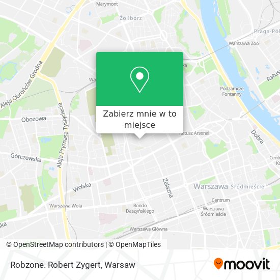 Mapa Robzone. Robert Zygert