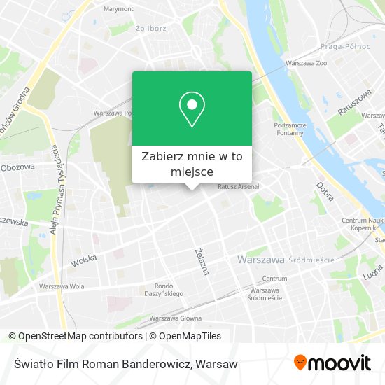 Mapa Światło Film Roman Banderowicz