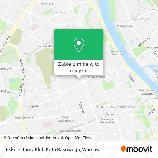 Mapa Ekkr. Elitarny Klub Kota Rasowego