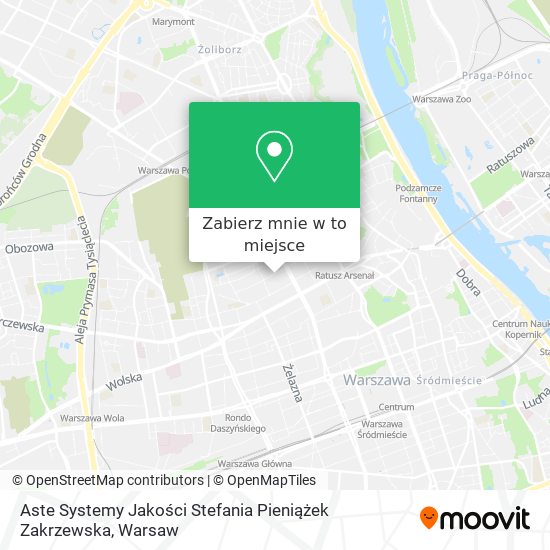 Mapa Aste Systemy Jakości Stefania Pieniążek Zakrzewska