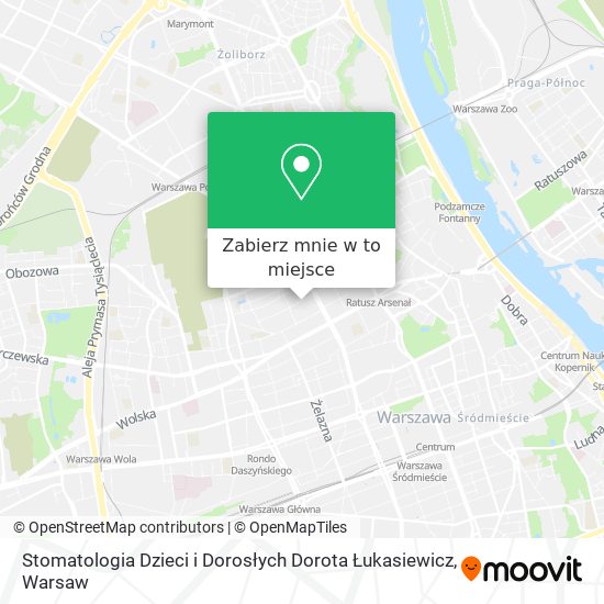 Mapa Stomatologia Dzieci i Dorosłych Dorota Łukasiewicz