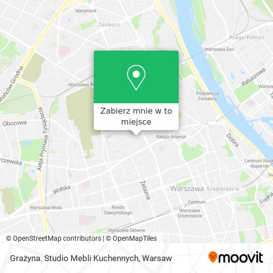 Mapa Grażyna. Studio Mebli Kuchennych