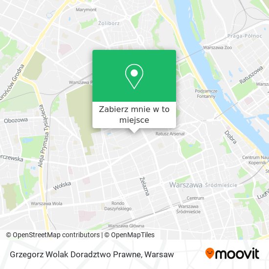 Mapa Grzegorz Wolak Doradztwo Prawne