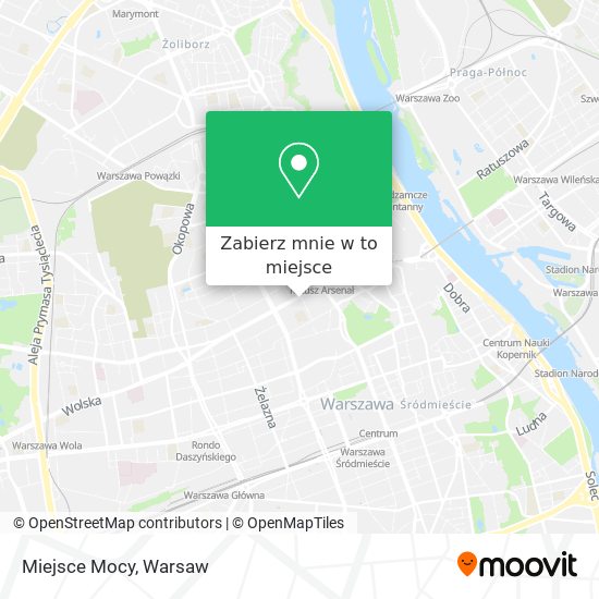 Mapa Miejsce Mocy