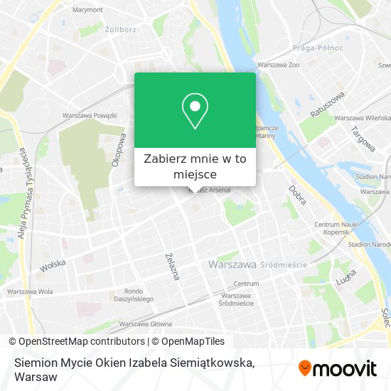 Mapa Siemion Mycie Okien Izabela Siemiątkowska