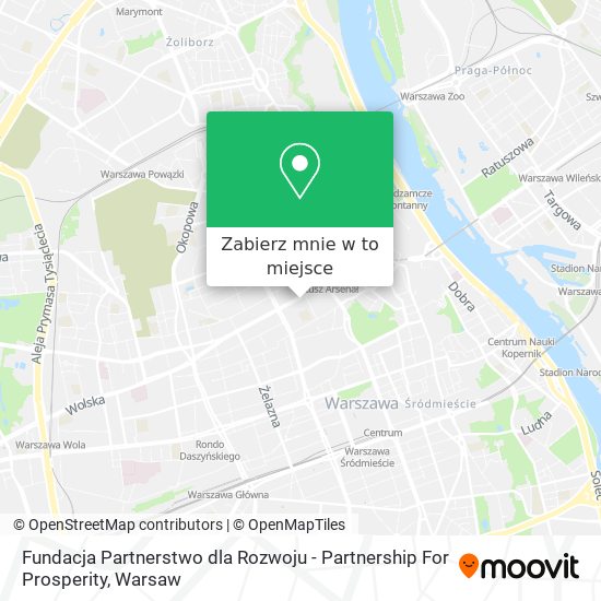 Mapa Fundacja Partnerstwo dla Rozwoju - Partnership For Prosperity