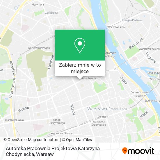 Mapa Autorska Pracownia Projektowa Katarzyna Chodyniecka