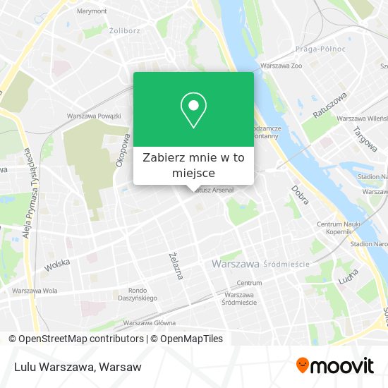 Mapa Lulu Warszawa