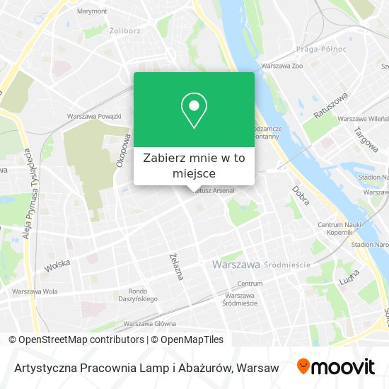 Mapa Artystyczna Pracownia Lamp i Abażurów