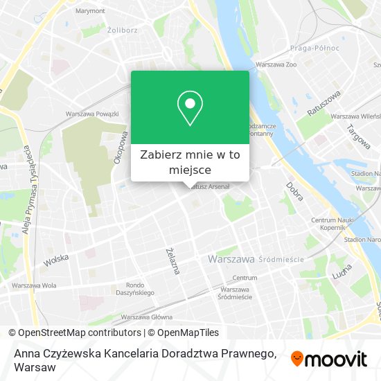 Mapa Anna Czyżewska Kancelaria Doradztwa Prawnego