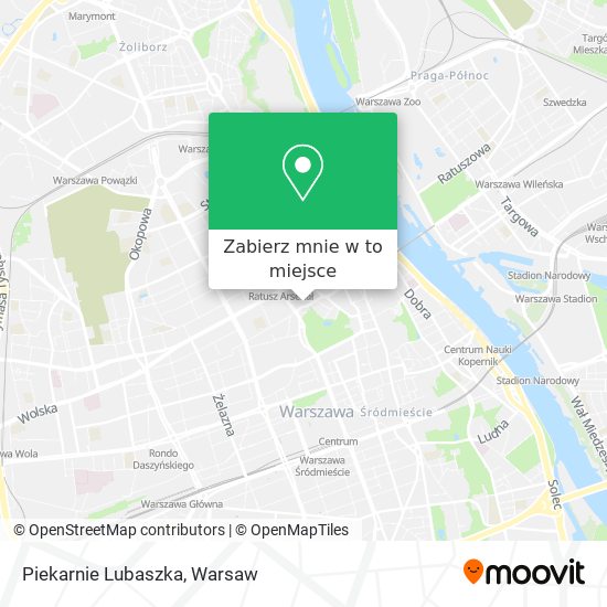 Mapa Piekarnie Lubaszka