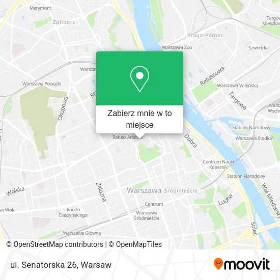 Mapa ul. Senatorska 26