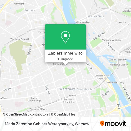 Mapa Maria Zaremba Gabinet Weterynaryjny