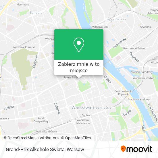 Mapa Grand-Prix Alkohole Świata