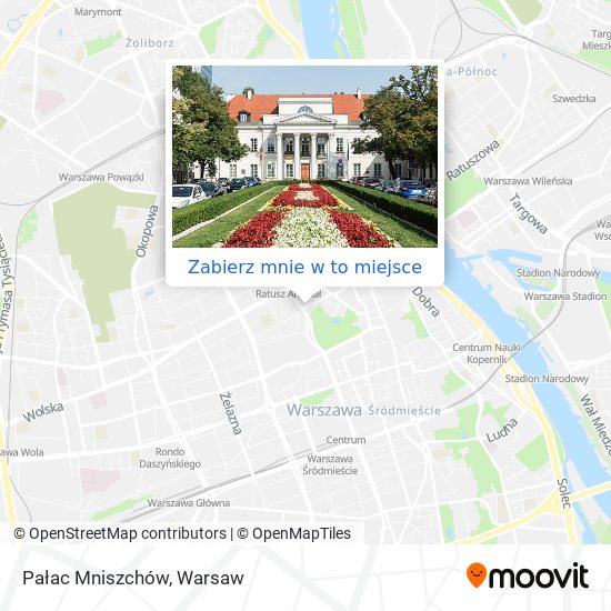 Mapa Pałac Mniszchów