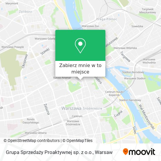 Mapa Grupa Sprzedaży Proaktywnej sp. z o.o.