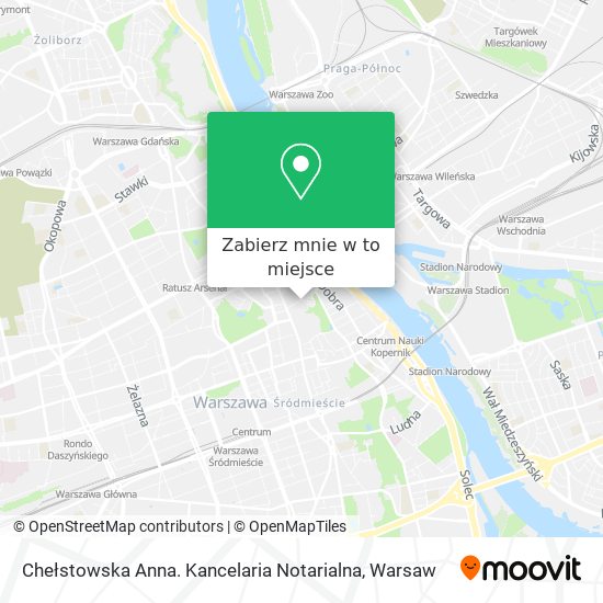 Mapa Chełstowska Anna. Kancelaria Notarialna